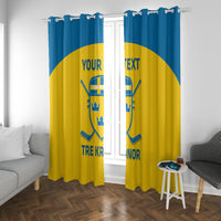 Custom Sweden Hockey Window Curtain 2024 Go Swedish - Wonder Print Shop