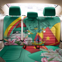 Cameroon National Day Back Car Seat Cover Cameroun Reunification Monument Lily Flowers