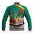 Cameroon National Day Baseball Jacket Cameroun Reunification Monument Lily Flowers