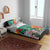 Cameroon National Day Bedding Set Cameroun Reunification Monument Lily Flowers