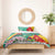 Cameroon National Day Bedding Set Cameroun Reunification Monument Lily Flowers