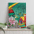 Cameroon National Day Canvas Wall Art Cameroun Reunification Monument Lily Flowers