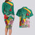 Cameroon National Day Couples Matching Long Sleeve Bodycon Dress and Hawaiian Shirt Cameroun Reunification Monument Lily Flowers