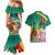 Cameroon National Day Couples Matching Mermaid Dress and Hawaiian Shirt Cameroun Reunification Monument Lily Flowers