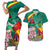 Cameroon National Day Couples Matching Short Sleeve Bodycon Dress and Hawaiian Shirt Cameroun Reunification Monument Lily Flowers