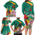 Cameroon National Day Family Matching Long Sleeve Bodycon Dress and Hawaiian Shirt Cameroun Reunification Monument Lily Flowers