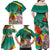 Cameroon National Day Family Matching Off Shoulder Maxi Dress and Hawaiian Shirt Cameroun Reunification Monument Lily Flowers