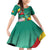 Cameroon National Day Family Matching Off Shoulder Short Dress and Hawaiian Shirt Cameroun Reunification Monument Lily Flowers