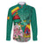 Cameroon National Day Family Matching Puletasi and Hawaiian Shirt Cameroun Reunification Monument Lily Flowers