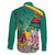 Cameroon National Day Family Matching Puletasi and Hawaiian Shirt Cameroun Reunification Monument Lily Flowers