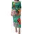 Cameroon National Day Family Matching Puletasi and Hawaiian Shirt Cameroun Reunification Monument Lily Flowers