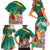Cameroon National Day Family Matching Short Sleeve Bodycon Dress and Hawaiian Shirt Cameroun Reunification Monument Lily Flowers