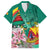 Cameroon National Day Family Matching Short Sleeve Bodycon Dress and Hawaiian Shirt Cameroun Reunification Monument Lily Flowers
