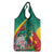 Cameroon National Day Grocery Bag Cameroun Reunification Monument Lily Flowers