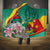 Cameroon National Day Hooded Blanket Cameroun Reunification Monument Lily Flowers