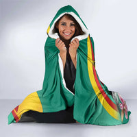 Cameroon National Day Hooded Blanket Cameroun Reunification Monument Lily Flowers