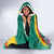 Cameroon National Day Hooded Blanket Cameroun Reunification Monument Lily Flowers