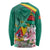 Cameroon National Day Long Sleeve Shirt Cameroun Reunification Monument Lily Flowers
