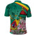 Cameroon National Day Polo Shirt Cameroun Reunification Monument Lily Flowers