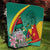 Cameroon National Day Quilt Cameroun Reunification Monument Lily Flowers