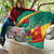 Cameroon National Day Quilt Cameroun Reunification Monument Lily Flowers