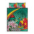 Cameroon National Day Quilt Bed Set Cameroun Reunification Monument Lily Flowers