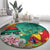 Cameroon National Day Round Carpet Cameroun Reunification Monument Lily Flowers