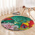 Cameroon National Day Round Carpet Cameroun Reunification Monument Lily Flowers