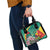 Cameroon National Day Shoulder Handbag Cameroun Reunification Monument Lily Flowers