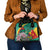 Cameroon National Day Shoulder Handbag Cameroun Reunification Monument Lily Flowers