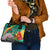 Cameroon National Day Shoulder Handbag Cameroun Reunification Monument Lily Flowers
