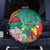 Cameroon National Day Spare Tire Cover Cameroun Reunification Monument Lily Flowers