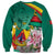 Cameroon National Day Sweatshirt Cameroun Reunification Monument Lily Flowers