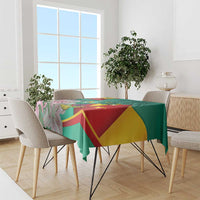Cameroon National Day Tablecloth Cameroun Reunification Monument Lily Flowers
