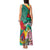 Cameroon National Day Tank Maxi Dress Cameroun Reunification Monument Lily Flowers