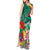 Cameroon National Day Tank Maxi Dress Cameroun Reunification Monument Lily Flowers