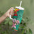 Cameroon National Day Tumbler With Handle Cameroun Reunification Monument Lily Flowers