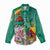Cameroon National Day Women Casual Shirt Cameroun Reunification Monument Lily Flowers