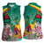 Cameroon National Day Women Sleeveless Polo Shirt Cameroun Reunification Monument Lily Flowers