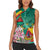 Cameroon National Day Women Sleeveless Polo Shirt Cameroun Reunification Monument Lily Flowers