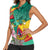 Cameroon National Day Women Sleeveless Polo Shirt Cameroun Reunification Monument Lily Flowers