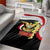 Yemen Unification Day Area Rug Coat Of Arms With Frangipani
