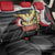 Yemen Unification Day Back Car Seat Cover Coat Of Arms With Frangipani