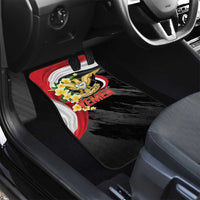 Yemen Unification Day Car Mats Coat Of Arms With Frangipani