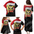Yemen Unification Day Family Matching Puletasi and Hawaiian Shirt Coat Of Arms With Frangipani
