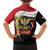 Yemen Unification Day Family Matching Summer Maxi Dress and Hawaiian Shirt Coat Of Arms With Frangipani