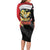 Yemen Unification Day Long Sleeve Bodycon Dress Coat Of Arms With Frangipani