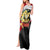 Yemen Unification Day Tank Maxi Dress Coat Of Arms With Frangipani