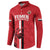 Custom Yemen Football Button Sweatshirt Come On Al-Yaman as-Sa'eed