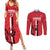 Custom Yemen Football Couples Matching Summer Maxi Dress and Long Sleeve Button Shirt Come On Al-Yaman as-Sa'eed